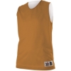 Custom Womens Reversible Mesh Tank Texas Orange/ White