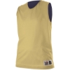 Custom Womens Reversible Mesh Tank Vegas Gold/ Navy