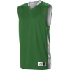 Custom Youth Single Ply Reversible Jersey Kelly/ White