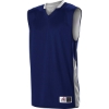 Custom Youth Single Ply Reversible Jersey Navy/ White