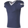 Custom Youth Pro Flex Cut Belt Length Football Jersey Navy/ White