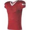 Custom Youth Pro Flex Cut Belt Length Football Jersey Red/ White
