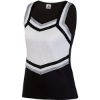 Custom Womens Pike Cheer Shell Black/ White/ Metallic Silver