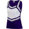 Custom Womens Pike Cheer Shell Purple/ White/ Metallic Silver