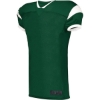 Custom Mens Slant Football Jersey Dark Green/ White
