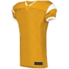 Custom Mens Slant Football Jersey Gold/ White
