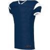 Custom Mens Slant Football Jersey Navy/ White