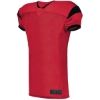 Custom Mens Slant Football Jersey Red/ Black