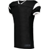 Custom Youth Slant Football Jersey Black/ White