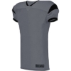 Custom Youth Slant Football Jersey Graphite/ Black