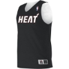Custom Mens NBA Logod Reversible Jersey Miami Heat