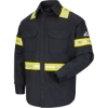 Custom Mens Tall Enhanced Visibility Uniform Shirt Navy