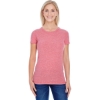 Custom Womens Tri-Blend T-Shirt Red Triblend