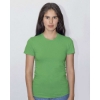 Custom Womens USA-Made Fine Jersey T-Shirt Grass Green
