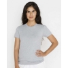 Custom Womens USA-Made Fine Jersey T-Shirt Heather Grey