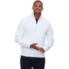 Custom Unisex Ultimate Fleece Quarter-Zip Sweatshirt White