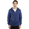 Custom Unisex Fleece Full-Zip Hooded Sweatshirt Navy