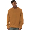 Custom Unisex USA-Made Super Heavy Oversized Crewneck Sweatshirt Caramel Brown