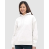 Custom Womens USA-Made Hooded Sweatshirt White