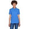 Custom Womens Whisper Pique Polo French Blue