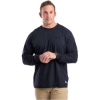 Custom Mens Tall Performance Long Sleeve Pocket T-Shirt Navy