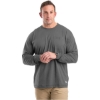 Custom Mens Tall Performance Long Sleeve Pocket T-Shirt Slate