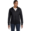 Custom Womens Full-Zip Hooded Sweatshirt Charcoal