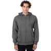 Custom Unisex Heritage Full-Zip Hooded Sweatshirt Charcoal