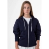 Custom Unisex USA-Made Flex Fleece Full-Zip Hooded Sweatshirt Navy