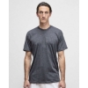 Custom Unisex USA-Made 50/50 Poly/Cotton T-Shirt Heather Black