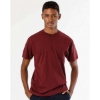 Custom Unisex USA-Made 50/50 Poly/Cotton T-Shirt Heather Cranberry