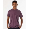Custom Unisex USA-Made 50/50 Poly/Cotton T-Shirt Heather Plum