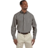 Custom Mens Essential Poplin Dark Grey