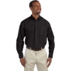 Custom Mens Tall Essential Poplin Black