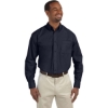 Custom Mens Tall Essential Poplin Navy