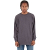 Custom Unisex Active Long Sleeve T-Shirt Charcoal Grey Heather