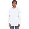 Custom Unisex Active Long Sleeve T-Shirt White
