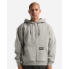 Custom Unisex Essential Super Heavyweight Full-Zip Hooded Sweatshirt Heather Grey