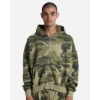 Custom Unisex Garment-Dyed Cropped Full-Zip Hooded Sweatshirt Camo