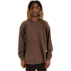 Custom Unisex Max Heavyweight Garment-Dyed Long Sleeve T-Shirt Mocha