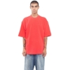Custom Unisex Garment-Dyed Designer T-Shirt Red