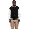 Custom Unisex Letterman Jacket Black/ White