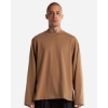 Custom Unisex Max Heavyweight Oversized Long Sleeve T-Shirt Latte
