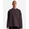 Custom Unisex Max Heavyweight Oversized Long Sleeve T-Shirt Off Black