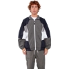 Custom Unisex Nylon Track Jacket Grey