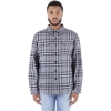 Custom Unisex Plaid Jacket Dark Grey