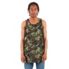 Custom Unisex Active Tank Camo Green