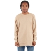 Custom Unisex Heavyweight Thermal Long Sleeve T-Shirt Khaki