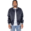 Custom Unisex Varsity Bomber Jacket Navy