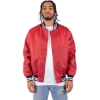 Custom Unisex Varsity Bomber Jacket Red